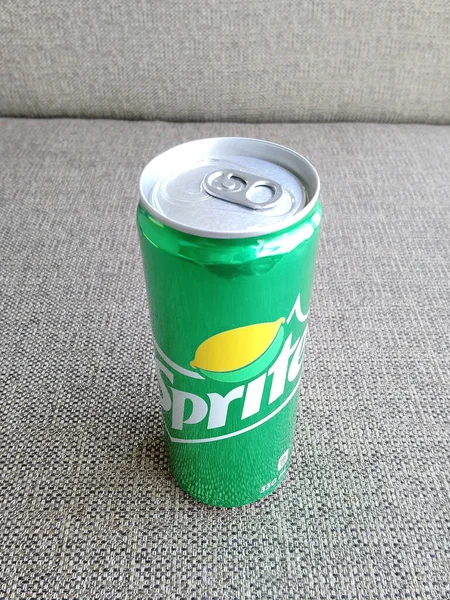 Manila Oct Sprite Can October 2020 Manila Fülöp Szigetek — Stock Fotó