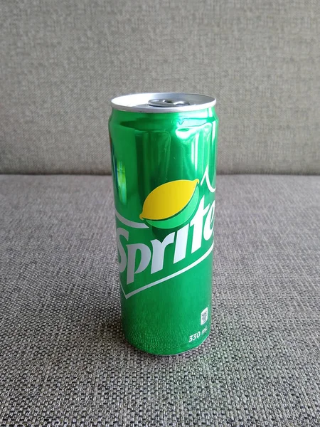 Manila Oct Sprite Can October 2020 Manila Fülöp Szigetek — Stock Fotó