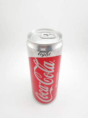 MANILA, PH - OCT 11 - Coca Cola Light Can on 11 Ekim 2020, Manila, Filipinler.