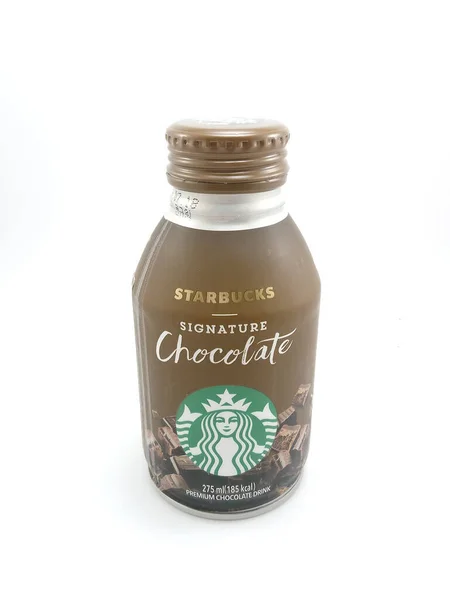 Manila Oct Starbucks Signature Chocolate Drink Pada Oktober 2020 Manila — Stok Foto