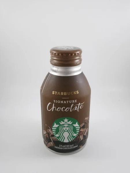 Manila Oct Starbucks Signature Chocolate Drink Pada Oktober 2020 Manila — Stok Foto