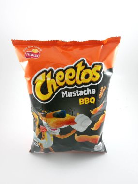 MANILA, PH - OCT 14 - Frito 14 Ekim 2020 tarihinde Manila, Filipinler 'de Cheetos bıyığı bıraktı.