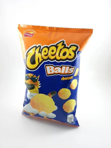 Manila Oct Frito Poner Cheetos Bolas Queso Octubre 2020 Manila — Foto de Stock