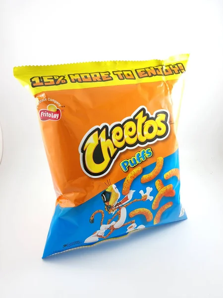 Manila Oct Frito Poner Soplos Cheetos Octubre 2020 Manila Filipinas —  Fotos de Stock