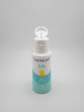 MANILA, PH - 14 Ekimde Filipinler, Manila 'da Laktacyd bebek nemlendirici temizleyici.