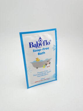 MANILA, PH - OCT 14 - Babil sabunsuz banyo kesesi 14 Ekim 2020, Manila, Filipinler.