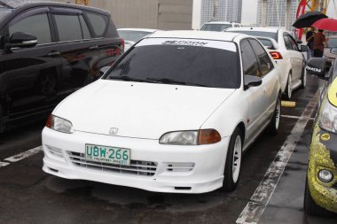 QUEZON CITY, PH - SEPT 20 - Honda civic 20 Eylül 2025 tarihinde Quezon City, Filipinler 'de 