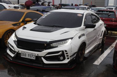 QUEZON CITY, PH - SEPT 20 - Honda civic 20 Eylül 2025 tarihinde Quezon City, Filipinler 'de 