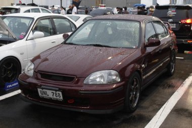 QUEZON CITY, PH - SEPT 20 - Honda civic 20 Eylül 2025 tarihinde Quezon City, Filipinler 'de 