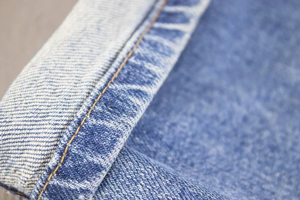 Jeans detalj, denim konsistens bakgrund, mode design — Stockfoto