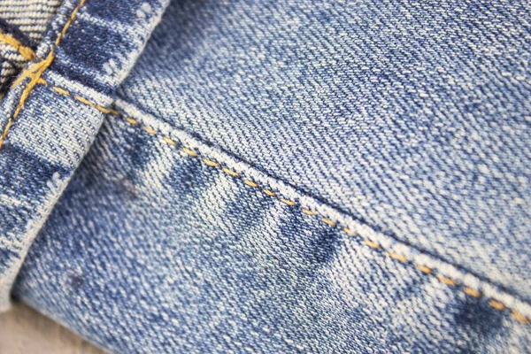 Jeans λεπτομέρεια, denim υφή φόντο, σχεδιασμός μόδας — Φωτογραφία Αρχείου