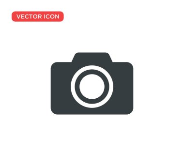kamera simgesi vektör illüstrasyon tasarımı