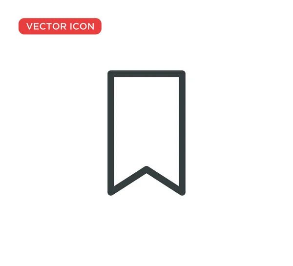 Lesezeichen Symbol Vektor Illustration Design — Stockvektor