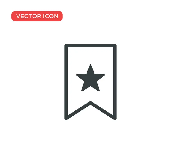 Lesezeichen Symbol Vektor Illustration Design — Stockvektor