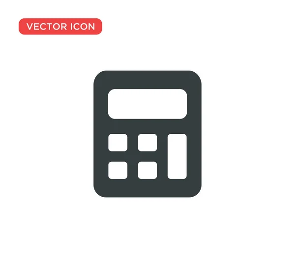 Calculadora Ícone Vector Ilustração Design — Vetor de Stock