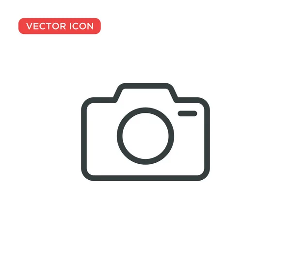 Cámara Icono Vector Ilustración Diseño — Vector de stock