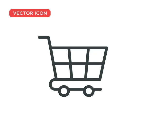 Warenkorb Symbol Vektor Illustration Design — Stockvektor