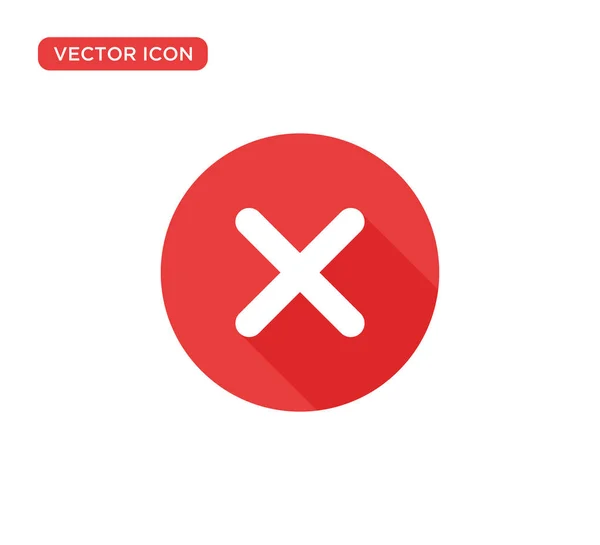 Fechar Ícone Vector Ilustração Design — Vetor de Stock