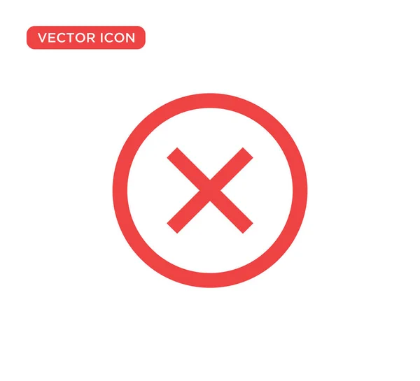 Cerrar Icono Vector Ilustración Diseño — Vector de stock