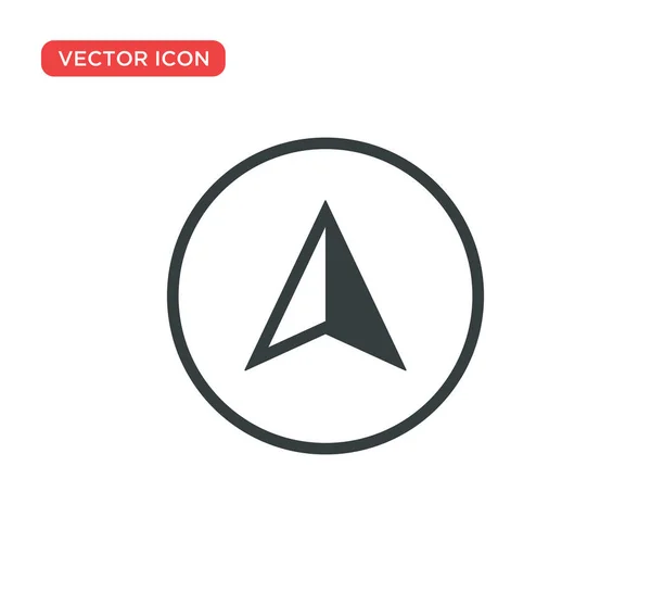 Arrow Compass Icon Vector Illustration Design — Stock Vector