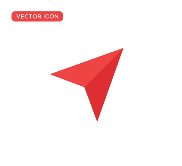 Pfeil Kompass Icon Vektor Illustration Design — Stockvektor