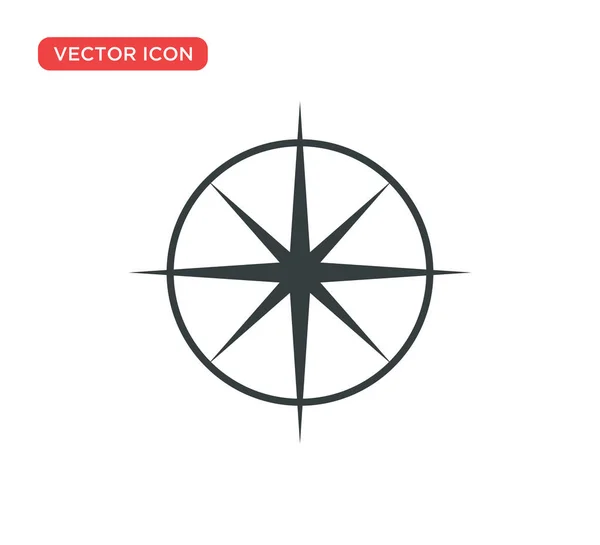箭头指南针图标矢量插图设计 — 图库矢量图片