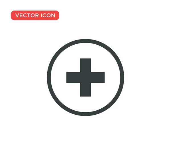 Cruz médica icono Vector Ilustración Diseño — Vector de stock