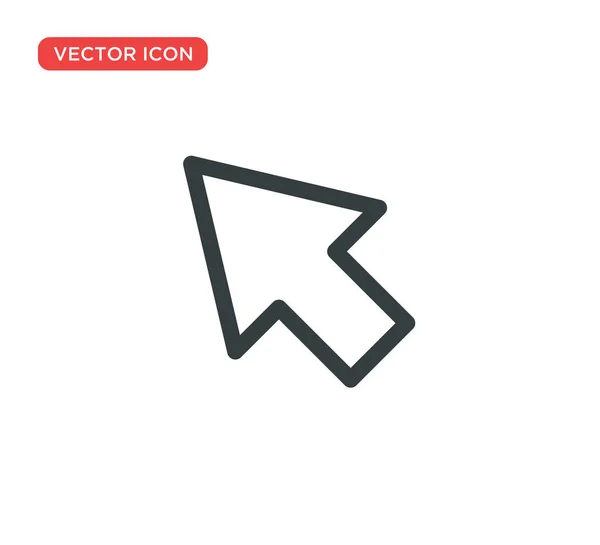 Zeiger Cursor Symbol Vektor Illustration Design — Stockvektor