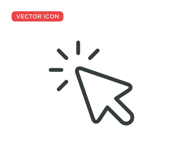 Projeto da ilustração do vetor do ícone do cursor do ponteiro — Vetor de Stock