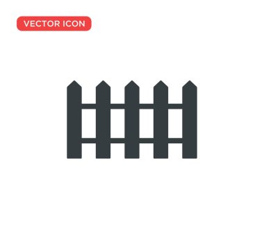 çit simgesi vektör illüstrasyon tasarımı