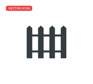 çit simgesi vektör illüstrasyon tasarımı