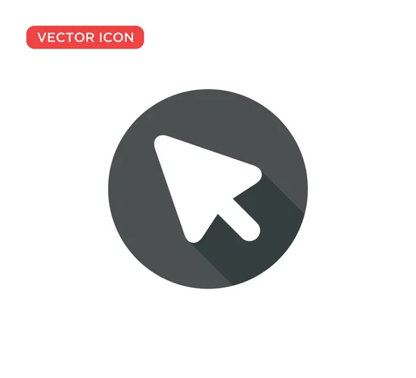 Puntero Cursor Icono Vector Diseño de Ilustración — Vector de stock