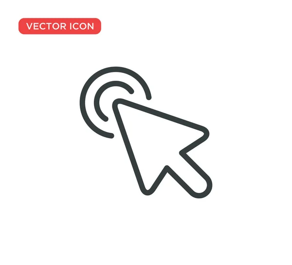 Projeto da ilustração do vetor do ícone do cursor do ponteiro — Vetor de Stock