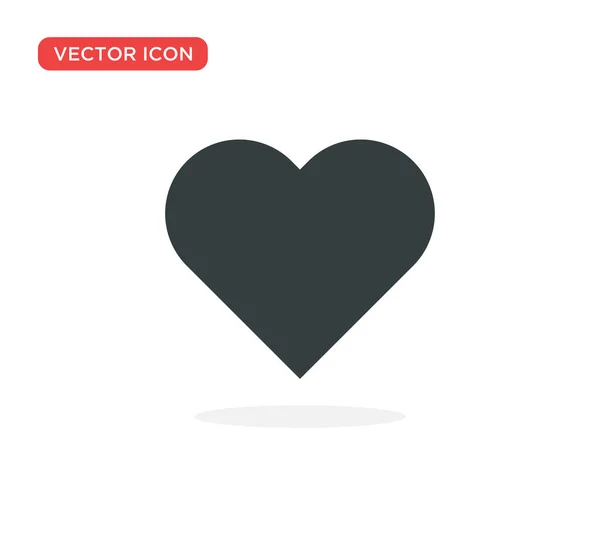 Herz liebe symbol vektor illustration — Stockvektor