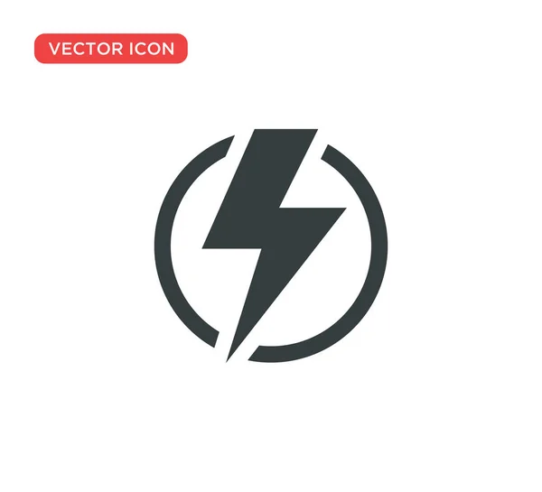 Blitz Blitz Symbol Vektor Illustration Design — Stockvektor