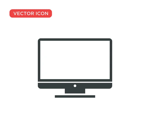 Icône moniteur vecteur illustration design — Image vectorielle