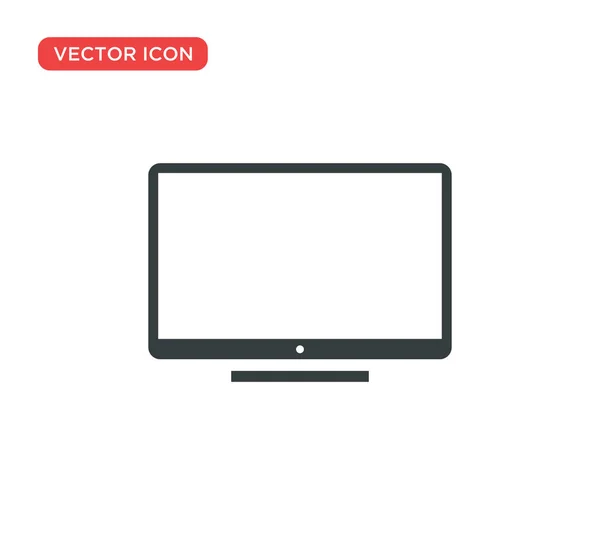 Monitor Icon Vector Illustration Design — Stock Vector