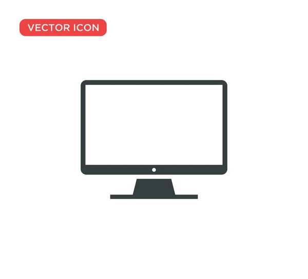 Projeto da ilustração do vetor do ícone do monitor — Vetor de Stock