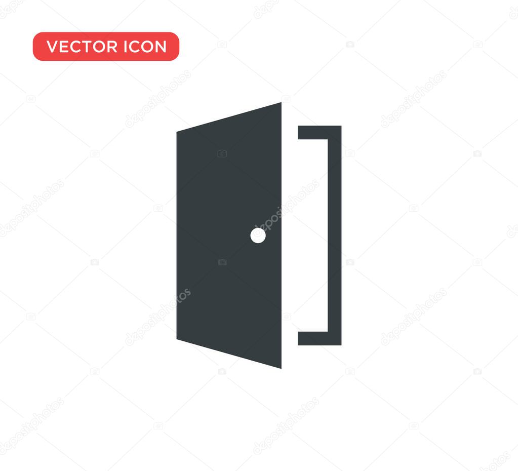 Door Icon Vector Illustration Design