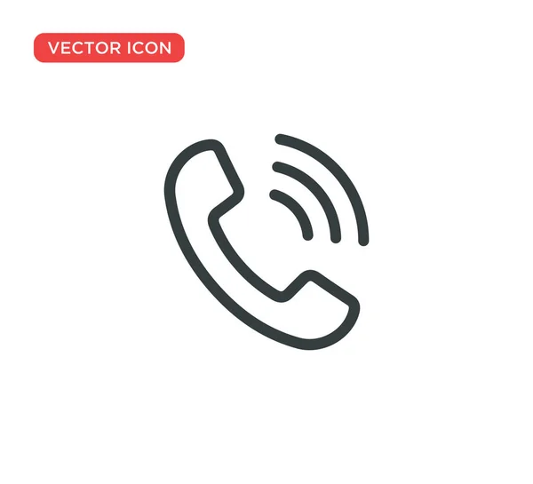 Anruf Symbol Vektor Illustration Design — Stockvektor