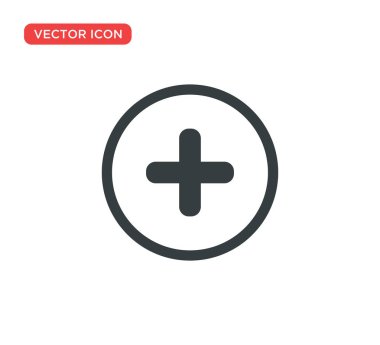 Artı simge vektör illüstrasyon tasarımı