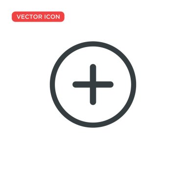 Artı simge vektör illüstrasyon tasarımı