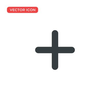 Artı simge vektör illüstrasyon tasarımı