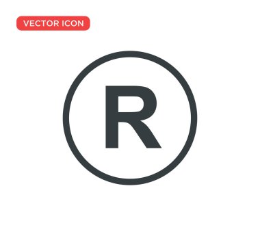 Registered Trademark Icon Vector Illustration Design clipart