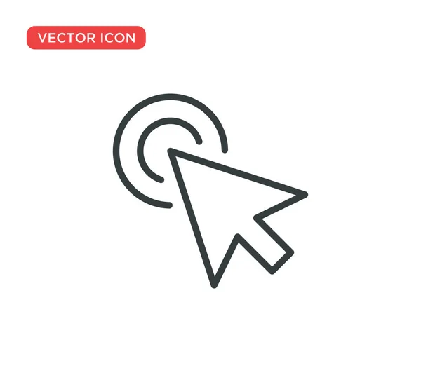 Projeto da ilustração do vetor do ícone do cursor do ponteiro —  Vetores de Stock