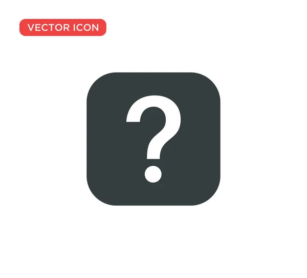 Kysymys merkki merkki kuvake vektori kuvituksen suunnittelu — vektorikuva