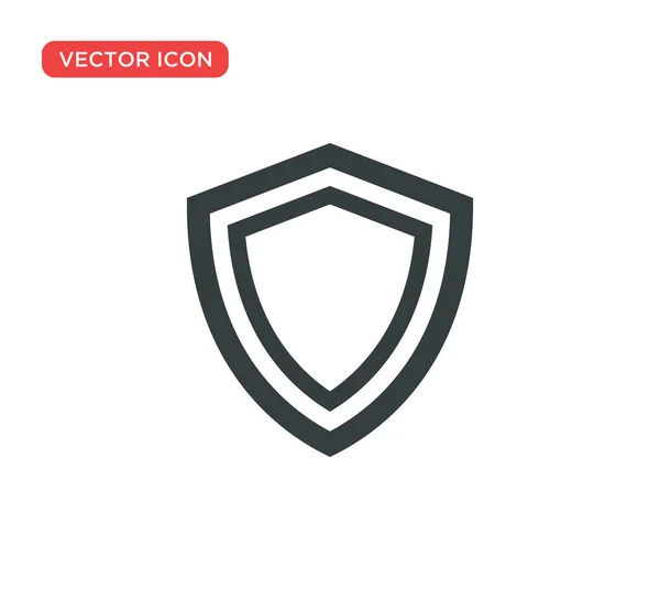 Protección de escudo Icono Vector Ilustración Diseño — Vector de stock