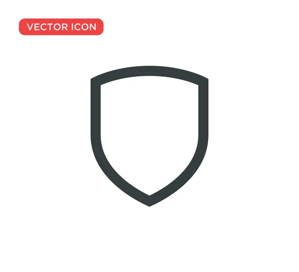 Protección de escudo Icono Vector Ilustración Diseño — Vector de stock