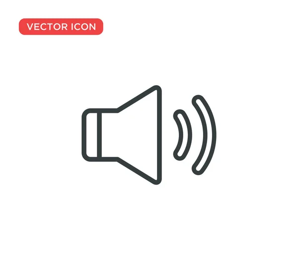 Icône sonore Illustration vectorielle — Image vectorielle