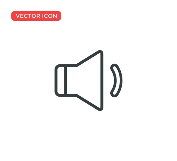 Design de ilustração de vetor de ícone de som — Vetor de Stock